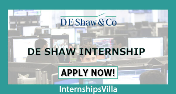 De Shaw Internship Summer