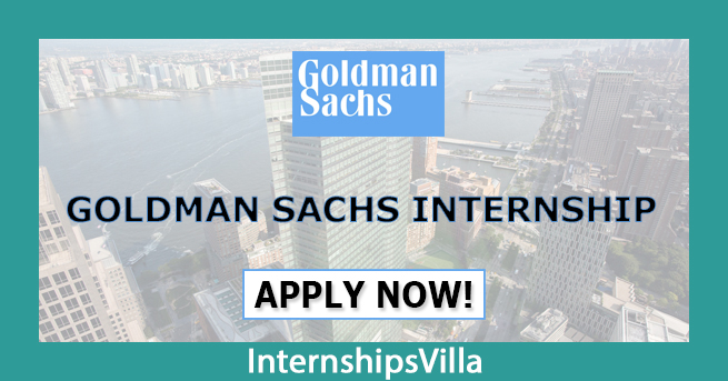 Goldman Sachs Internship