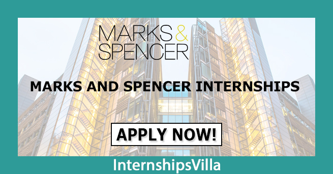 Marks and spencer Internships