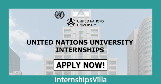 United nations university Internships
