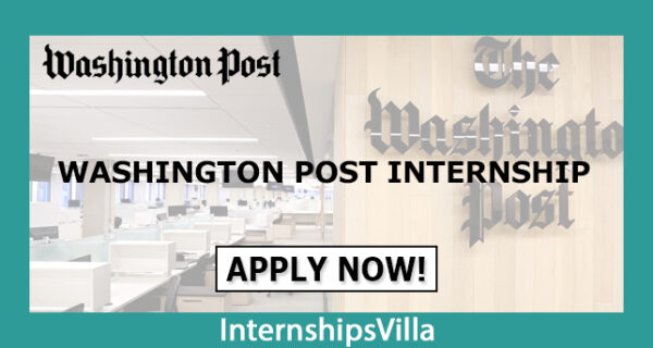 Washington Post Internship for High School Students