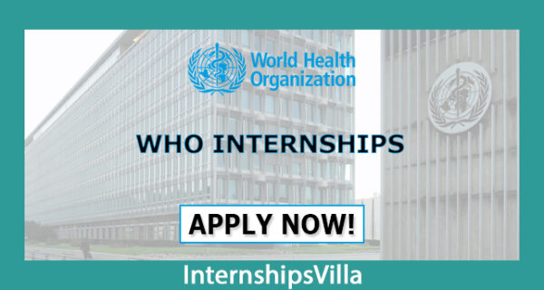 WHO Internship for Undergraduate Students